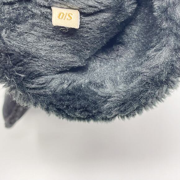 Fownes Faux Fur Faux Suede Leather Gloves Black OS - Picture 11 of 11